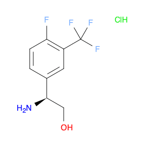 (S)-2-Amino-2-(4-fluoro-3-(trifluoromethyl)phenyl)ethanol hydrochloride