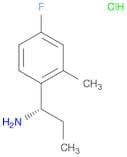 (S)-1-(4-Fluoro-2-methylphenyl)propan-1-amine hydrochloride