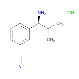 (S)-3-(1-Amino-2-methylpropyl)benzonitrile hydrochloride