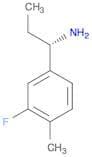 (S)-1-(3-Fluoro-4-methylphenyl)propan-1-amine hydrochloride