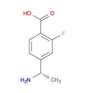 (S)-4-(1-Aminoethyl)-2-fluorobenzoic acid