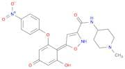 5-[2,4-Dihydroxy-6-(4-nitrophenoxy)phenyl]-N-(1-methyl-4-piperidinyl)-3-isoxazolecarboxamide