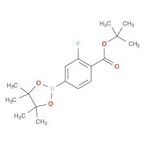 2-Fluoro-4-(4,4,5,5-tetramethyl-[1,3,2]dioxaborolan-2-yl)-benzoic acid tert-butyl ester