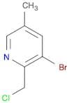 3-Bromo-2-(chloromethyl)-5-methylpyridine