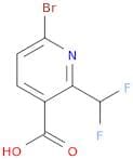 6-Bromo-2-(difluoromethyl)pyridine-3-carboxylic acid