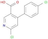 6-CHLORO-4-(4-CHLOROPHENYL)PYRIDINE-3-CARBOXYLIC ACID