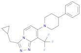 3-(cyclopropylMethyl)-7-(4-phenylpiperidin-1-yl)-8-(trifluoroMethyl)-[1,2,4]triazolo[4,3-a]pyridine
