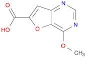 4-Methoxyfuro[3,2-d]pyrimidine-6-carboxylic acid