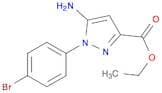 Ethyl 5-amino-1-(4-bromophenyl)-1H-pyrazole-3-carboxylate