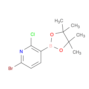 6-Bromo-2-chloro-3-(4,4,5,5-tetramethyl-1,3,2-dioxaborolan-2-yl)pyridine