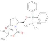 (2S)-2-[[[(1,1-Dimethyl ethyl)diphenylsilyl]oxy]methyl]-5-oxo-1-pyrrolidinecarboxylate-1,1-dimethy…