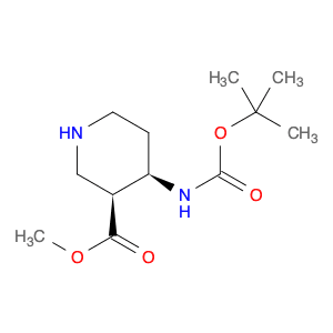 cis-4-Boc-aMino-piperidine-3-carboxylic acidMethyl ester