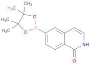 6-(tetramethyl-1,3,2-dioxaborolan-2-yl)-2H-isoquinolin-1-one