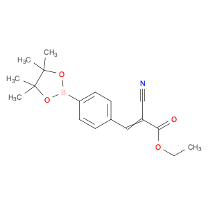 (E)-4-(2-Cyano-3-ethoxy-3-oxoprop-1-enyl)phenylboronic acid, pinacol ester