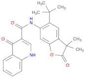 N-(5-(tert-Butyl)-3,3-dimethyl-2-oxo-2,3-dihydrobenzofuran-6-yl)-4-oxo-1,4-dihydroquinoline-3-carb…