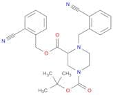 1-tert-Butyl 3-(2-cyanobenzyl) 4-(2-cyanobenzyl)piperazine-1,3-dicarboxylate