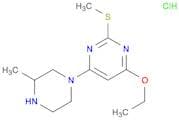 4-Ethoxy-6-(3-methyl-piperazin-1-yl)-2-methylsulfanyl-pyrimidine hydrochloride