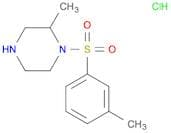2-Methyl-1-(m-tolylsulfonyl)piperazine hydrochloride