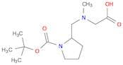 2-(((1-(tert-Butoxycarbonyl)pyrrolidin-2-yl)methyl)(methyl)amino)acetic acid