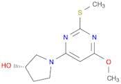 (S)-1-(6-Methoxy-2-methylsulfanyl-pyrimidin-4-yl)-pyrrolidin-3-ol