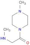 N-Methyl-n-[2-(4-methylpiperazin-1-yl)-2-oxoethyl]amine