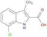 7-Chloro-3-methyl-1H-indole-2-carboxylic acid