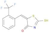 (5E)-2-Mercapto-5-[2-(trifluoromethyl)benzylidene]-1,3-thiazol-4(5H)-one