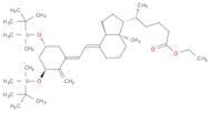 (1α,3β,5E,7E)-1,3-Bis[[(1,1-dimethylethyl)dimethylsilyl]oxy]-9,10-secochola-5,7,10(19)-triene-24-c…