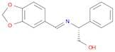 (R,E)-2-((benzo[d][1,3]dioxol-5-ylmethylene)amino)-2-phenylethanol