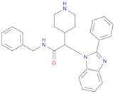 1H-Benzimidazole-1-acetamide, 2-phenyl-N-(phenylmethyl)-α-4-piperidinyl-