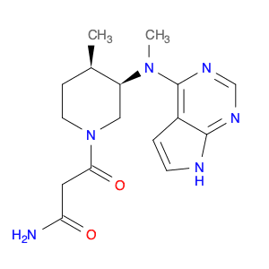 3-((3R,4R)-4-methyl-3-(methyl(7h-pyrrolo[2,3-d]pyrimidin-4-yl)amino)piperidin-1-yl)-3-oxopropanami…