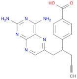 4-(1-(2,4-diaminopteridin-6-yl)pent-4-yn-2-yl)benzoic acid