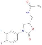 (S)-N-((3-(3-Fluoro-4-iodophenyl)-2-oxooxazolidin-5-yl)methyl)acetamide