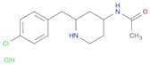 AcetaMide, N-[2-[(4-chlorophenyl)Methyl]-4-piperidinyl]-, Monohydrochloride, trans- (9CI)