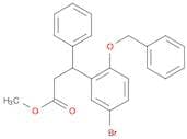 Methyl 3-(2-(benzyloxy)-5-bromophenyl)-3-phenylpropanoate