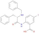 2-[(2S)-2-(Benzylamino)-3-phenylpropanamido]-5-iodobenzoic acid