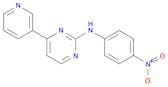 N-(4-nitrophenyl)-4-(pyridin-3-yl)pyrimidin-2-amine
