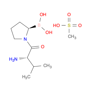 [(2R)-1-[(2S)-2-Amino-3-methylbutanoyl]pyrrolidin-2-yl]boronic acid mesylate