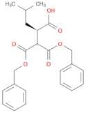 (R)-2-(1,3-bis(benzyloxy)-1,3-dioxopropan-2-yl)-4-methylpentanoic acid