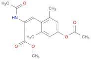 Methyl (2Z)-3-[4-(acetyloxy)-2,6-dimethylphenyl]-2-acetamidoprop-2-enoate