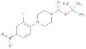 tert-Butyl 4-(2-fluoro-4-nitrophenyl)piperazine-1-carboxylate