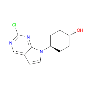 (1r,4r)-4-(2-chloro-7H-pyrrolo[2,3-d]pyrimidin-7-yl)cyclohexanol
