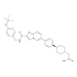 2-((1r,4r)-4-(4-(2-((4-(trifluoroMethoxy)benzyl)carbaMoyl)iMidazo[1,2-a]pyridin-6-yl)phenyl)cycloh…