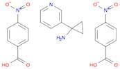 1-(Pyridin-3-yl)cyclopropanamine bis(4-nitrobenzoate)