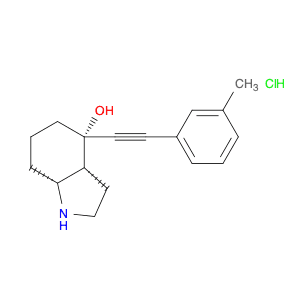 1H-Indol-4-ol, octahydro-4-[2-(3-methylphenyl)ethynyl]-, (3aR,4S,7aR)- hydrochloride