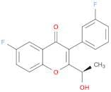 (R)-6-fluoro-3-(3-fluorophenyl)-2-(1-hydroxyethyl)-4H-chromen-4-one