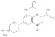 Benzenamine, 4-(5,5-dimethyl-1,3,2-dioxaborinan-2-yl)-N,N-bis(2-methylpropyl)-2-nitro-
