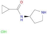 Cyclopropanecarboxamide, N-(3R)-3-pyrrolidinyl-, hydrochloride