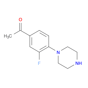 1-(3-FLUORO-4-PIPERAZIN-1-YLPHENYL)ETHANONE