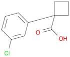 1-(3-Chlorophenyl)cyclobutanecarboxylic acid